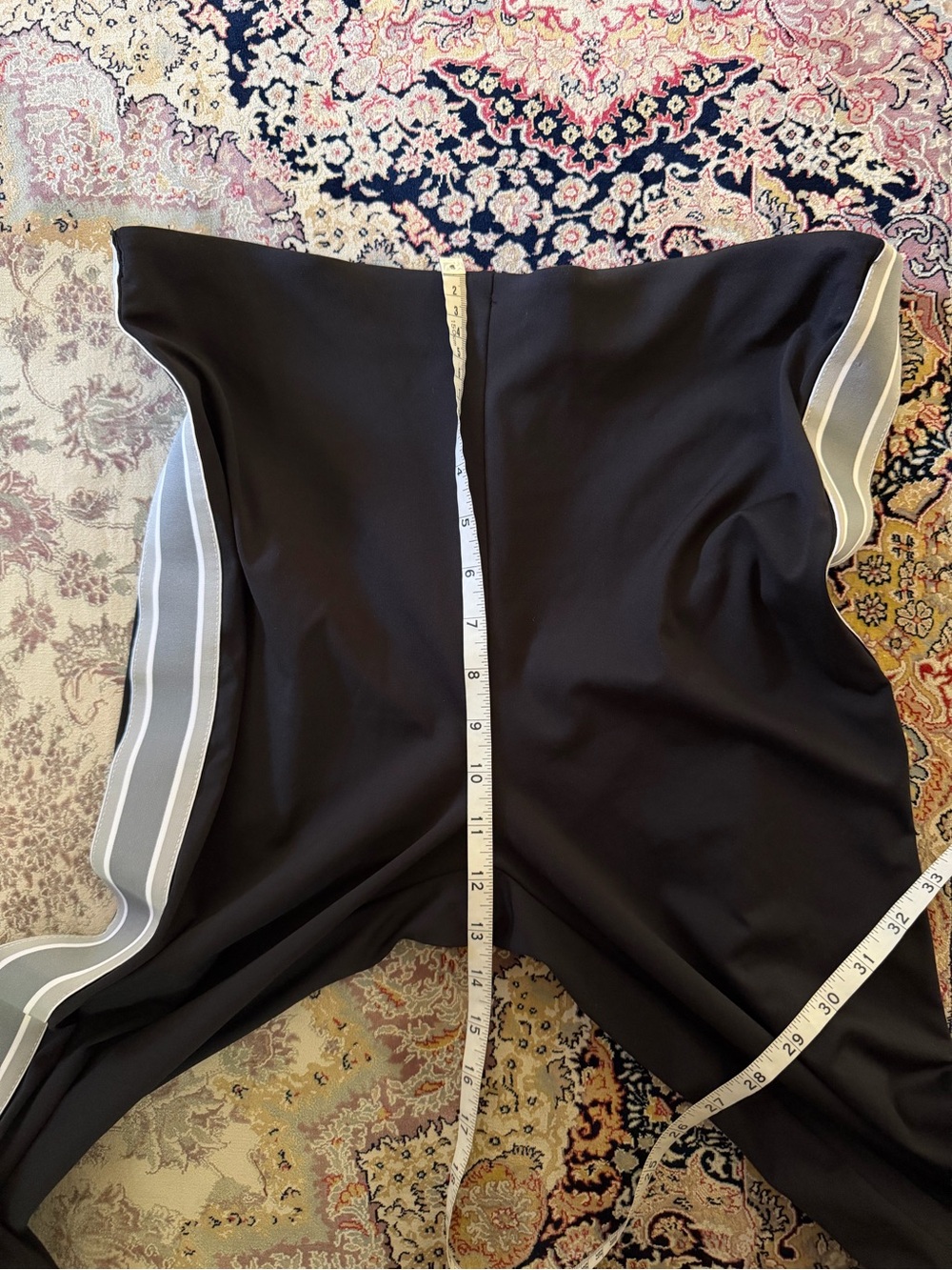 NWT Fabletics Motion365+ Twisted Stripe Pull-On Pants Black Size XL (12–14) - Picture 13 of 14